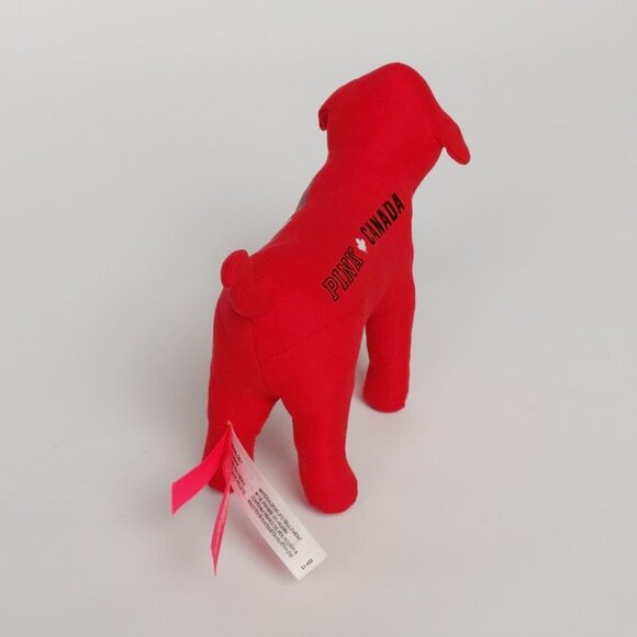 CUTE Victoria's Secret PINK DOG CANADA Day Plush Limited Edition - Picture 7 of 9